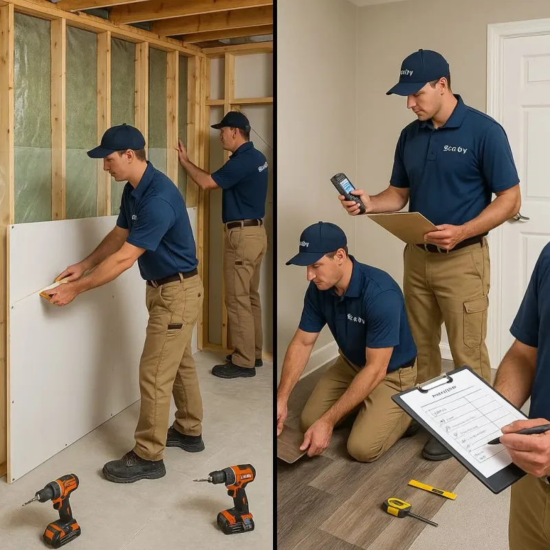 Repairs and Reconstruction process in New Freedom, PA